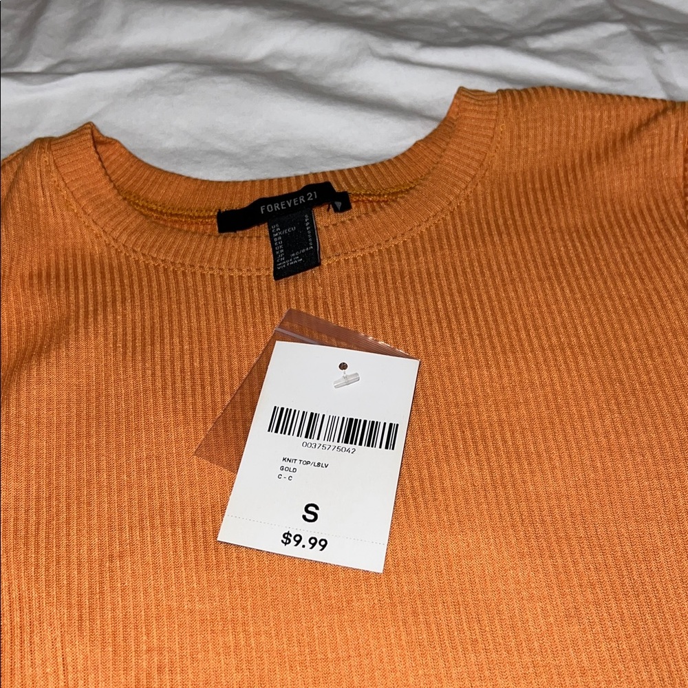 NWT Ribbed Long Sleeve Tee - Picture 3 of 4